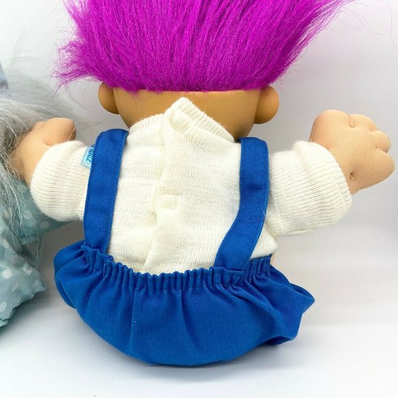 Rare-Troll Kidz Russ Berrie-Boy & Spanky Doll - Picture 5 of 7